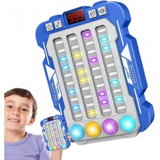 Electronic Rhythm Light-Up Fidget Game Toy – Handheld LED Music Memory Game with Sound & Score Display, Interactive Stress Relief Toy for Kids & Adults